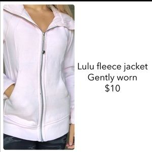 Lulu lemon fleece jacket